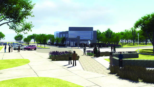 Visitor and Admissions Center rendering