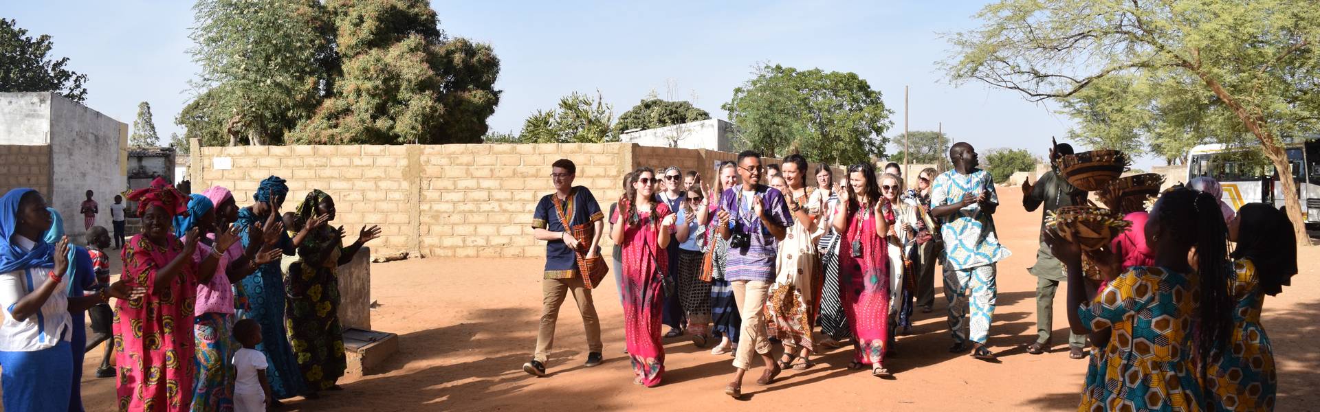 Senegal village visit, faculty-led immersion
