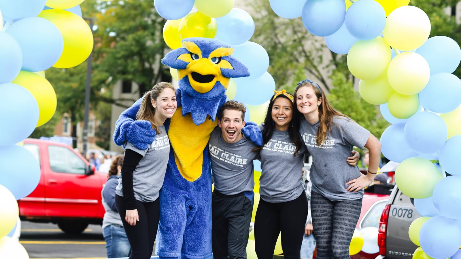 Student recreation Staff with Blu