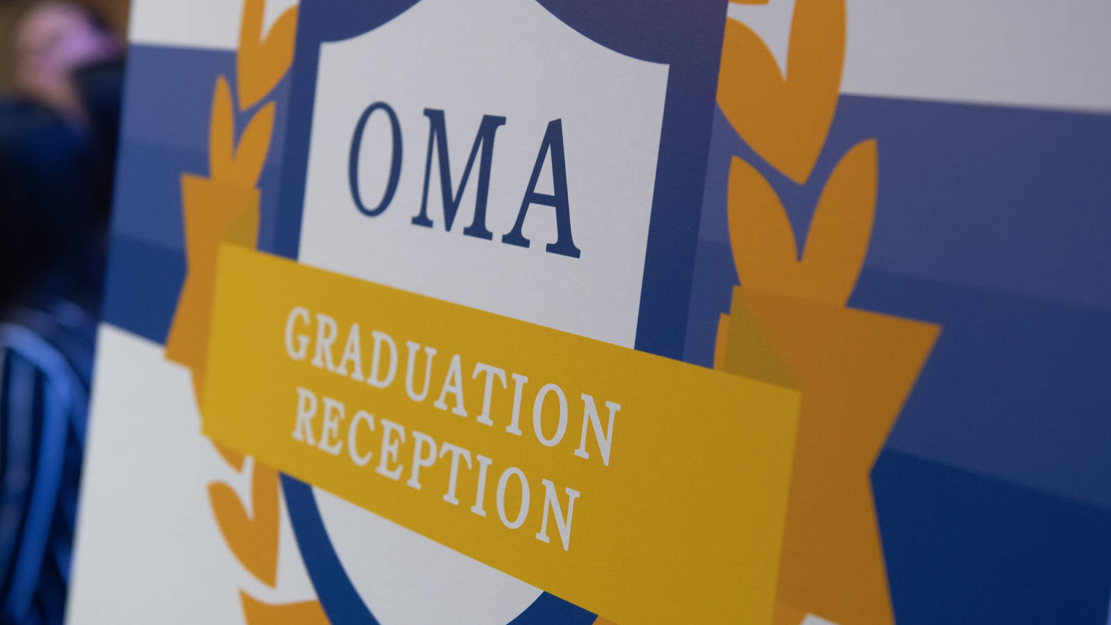 OMA grad reception logo