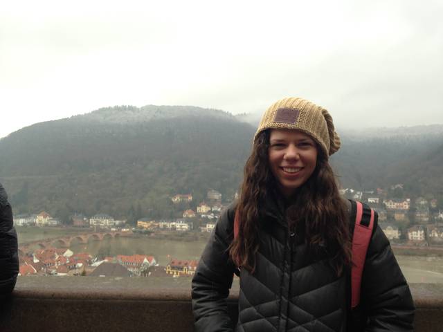 Hannah Schneeman in Heidelberg, Germany.