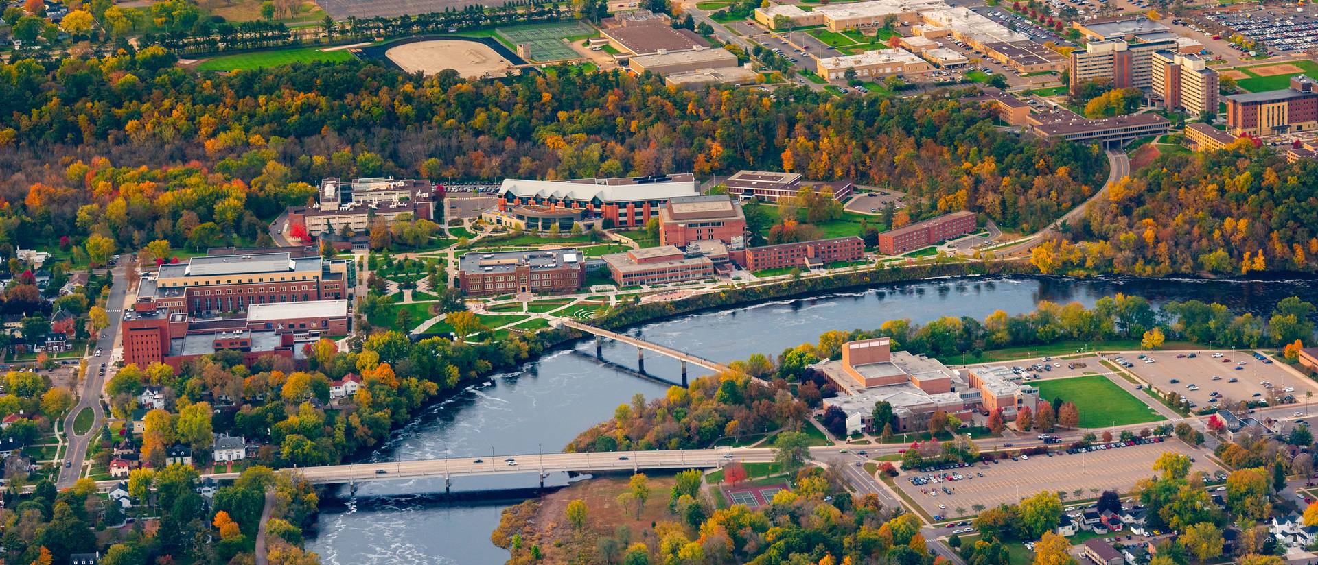 Campus aerial fall 2019