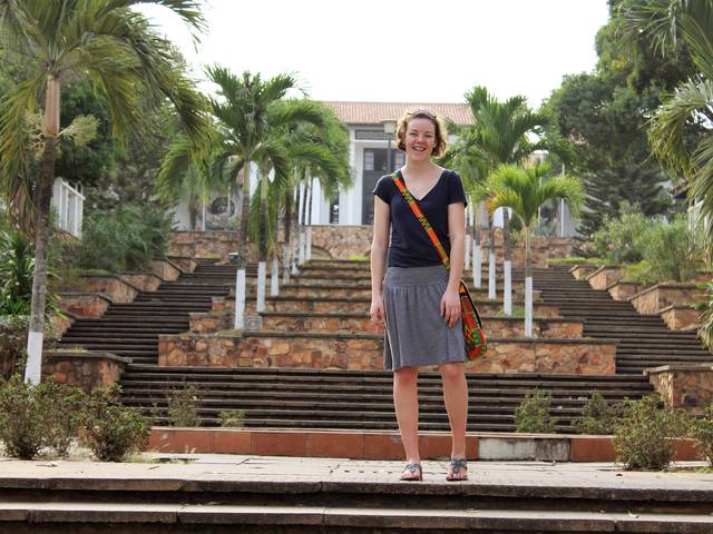 Elisabeth Rusch in Ghana for study abroad