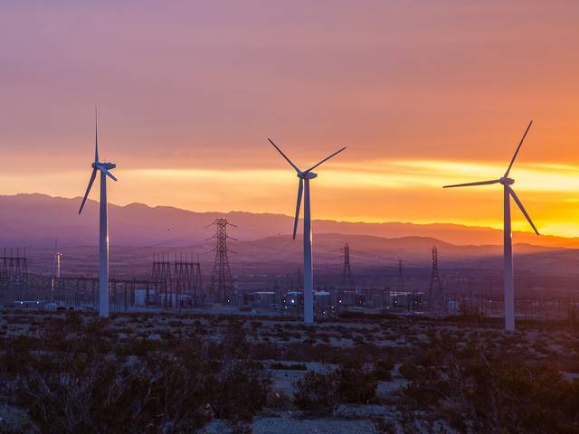 Dillon Wind Power Project in Palm Springs, Riverside County, California (Photo credit: Tony Webster)