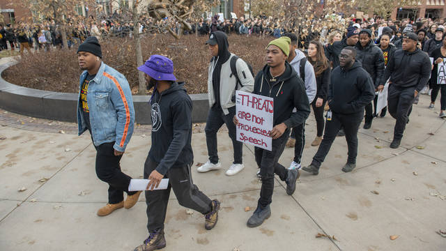 Student protest in November 2019