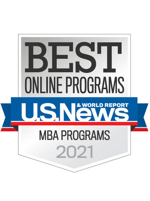 U.S. News & World Report Online MBA badge