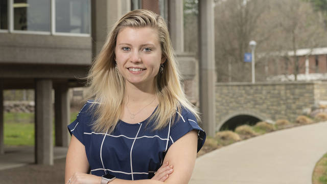 Jesselyn Nadolny, a junior with a major in Spanish teaching and a minor in history teaching, has won a national Honors fellowship award that will fund her newest research project, which builds on work she has already completed as a Blugold Fellow.