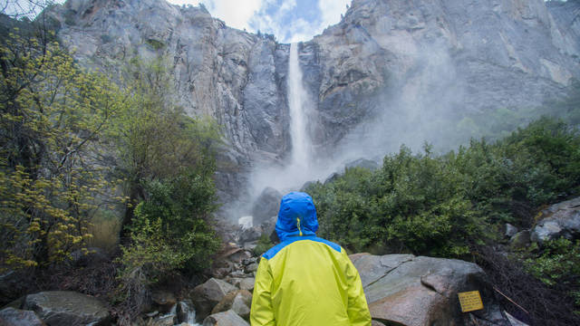 Photo of a student on a Yosemite immersion experience