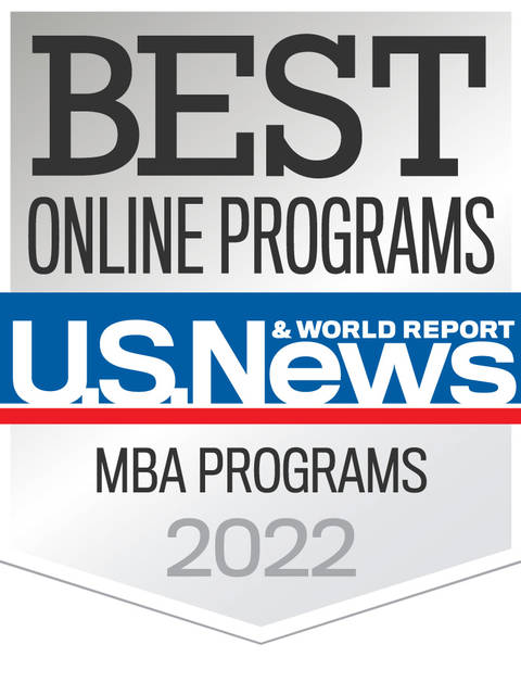 US News MBA program badge