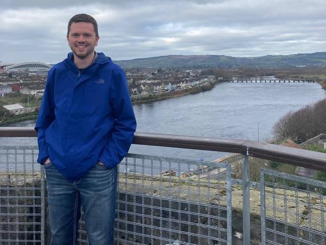 Preston Krautkramer is enjoying exploring new places and meeting new people while studying abroad in Ireland. (Submitted photo)