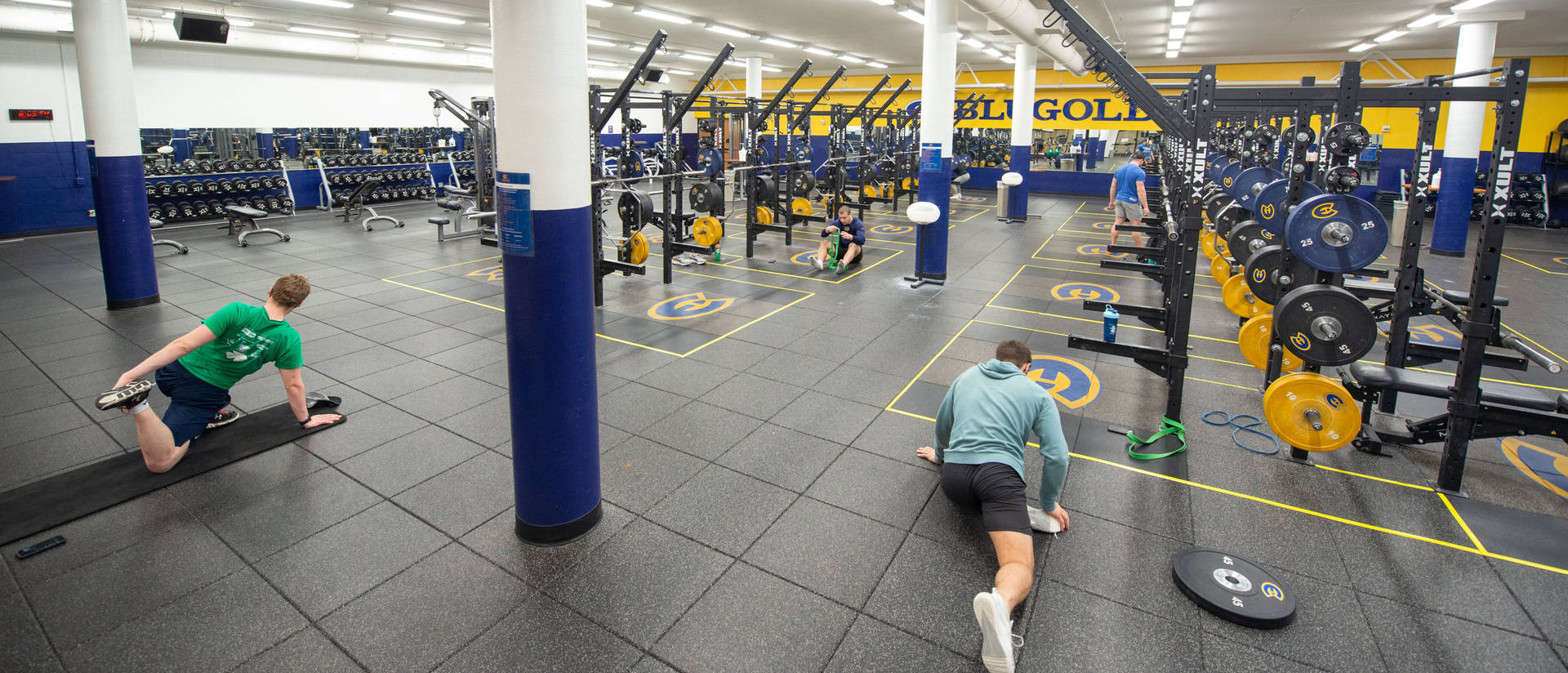 Workout and weight room area in McPhee