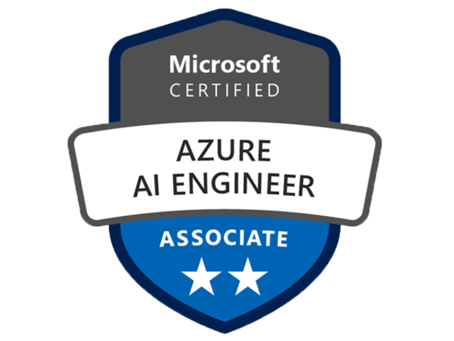 Microsoft Certified Azure AI Engineer Associate logo