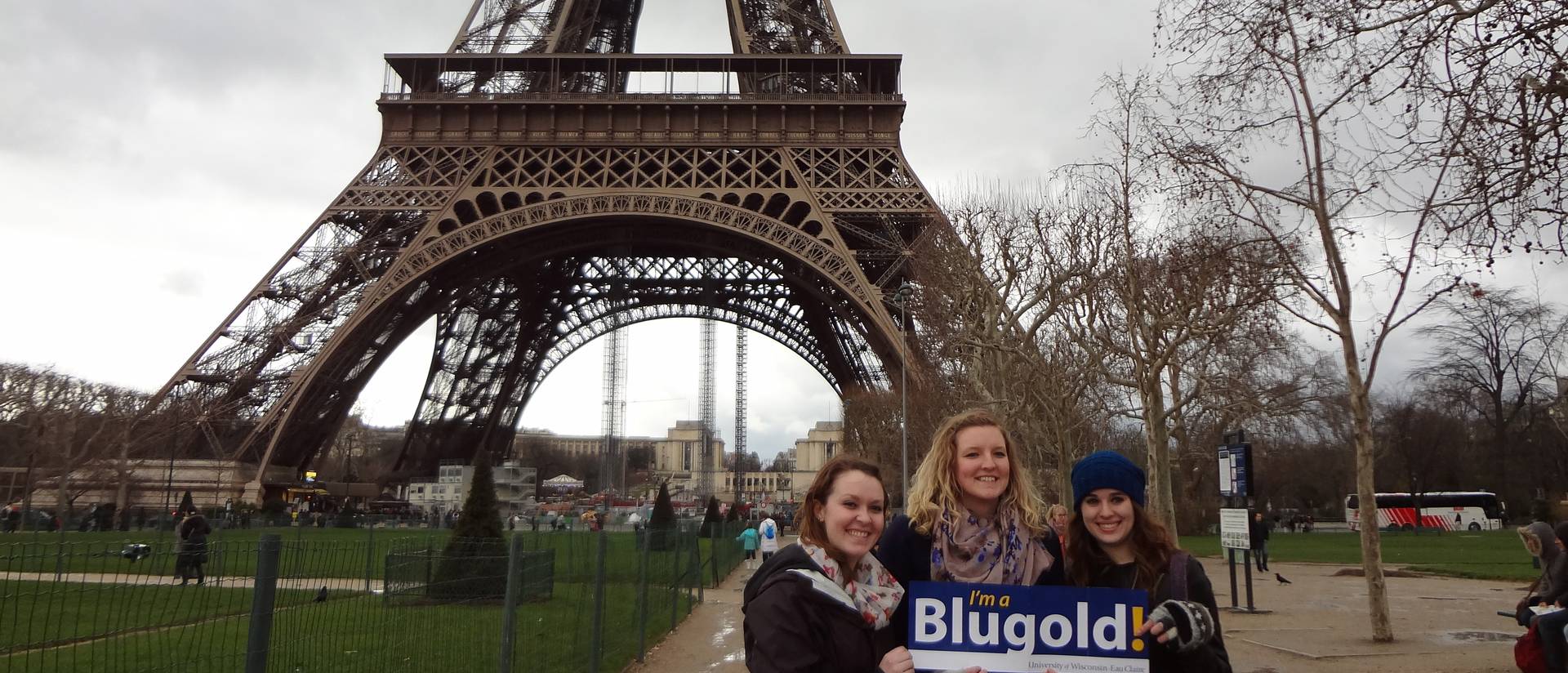 UWEC students studying in France