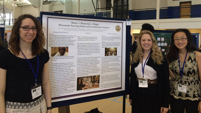 student researchers at 2016 National Conference on Undergraduate Research