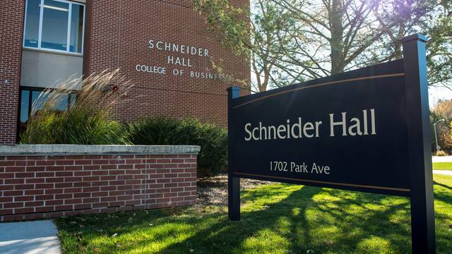 Schneider hall the College of Business home
