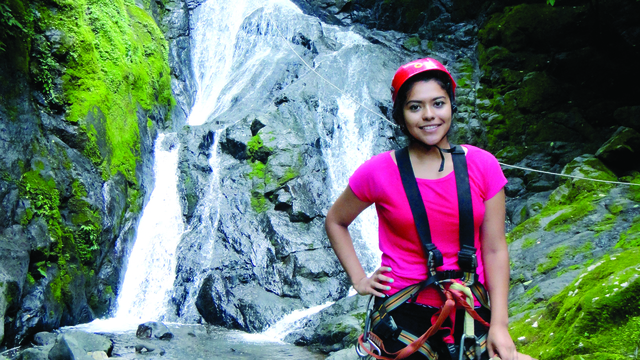 UWEC students studying abroad in Costa Rica