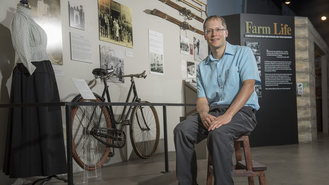 Jeremy Gragert at the Chippewa Valley Museum