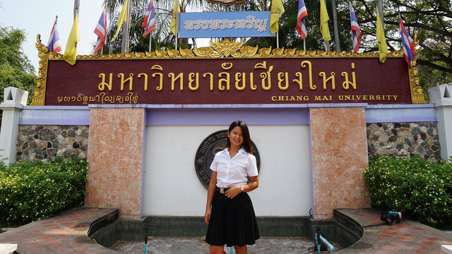 Student Sumya Paung in Chang Mai, Thailand