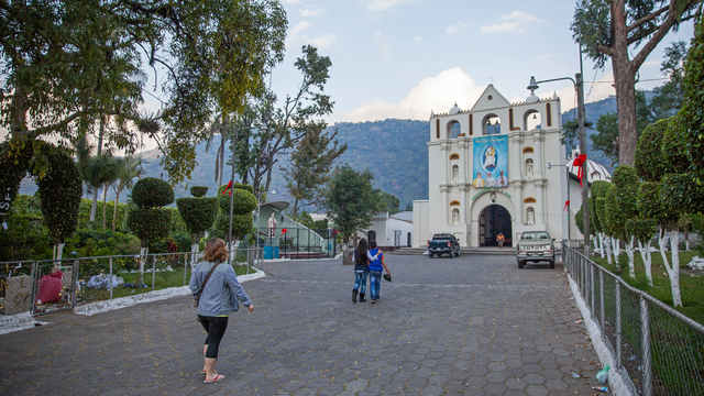UW-Eau Claire student in Guatemala for cultural immersion experience.