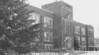 Picture of Schofield Hall taken from the Eau Claire Photo Archive 