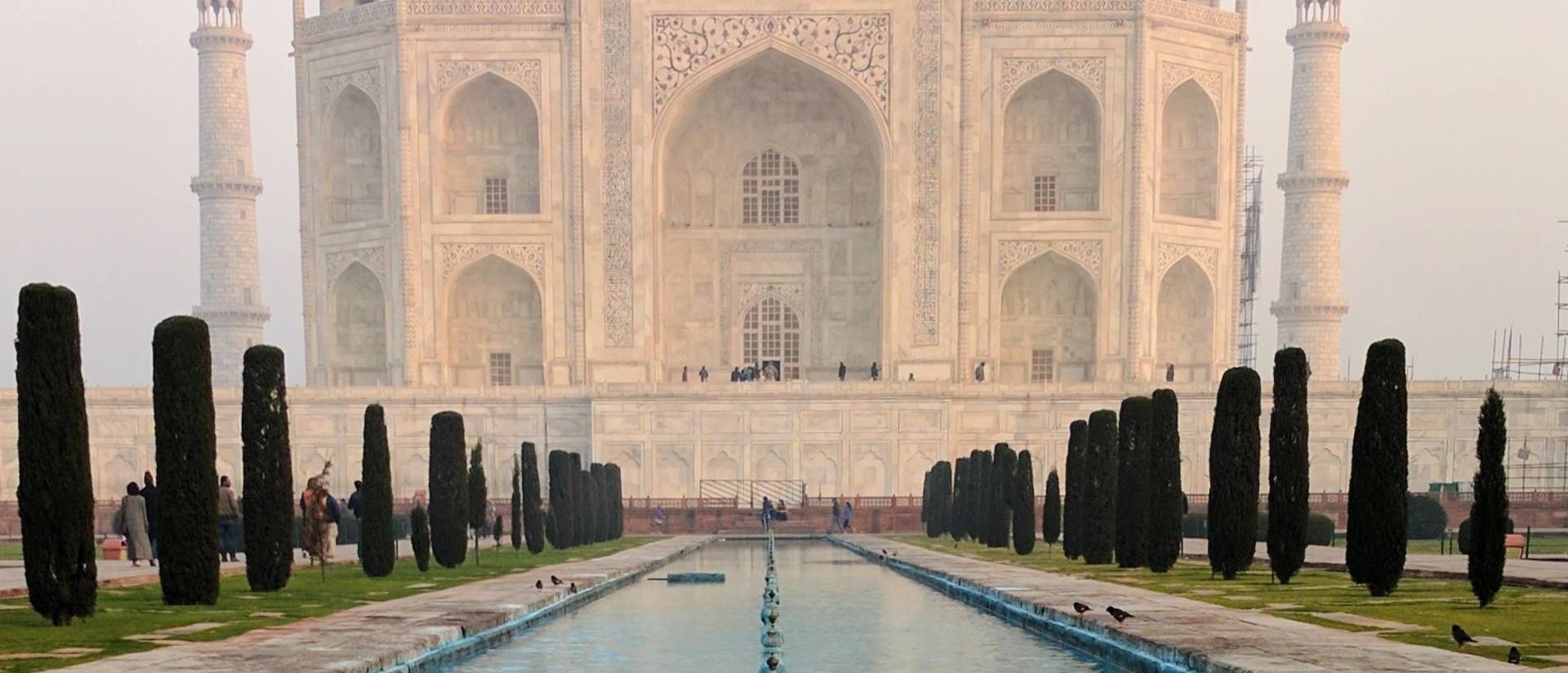 Sunrise at the Taj Mahal, "India Global Feminism Faculty-Led Immersion, Winterim 2017