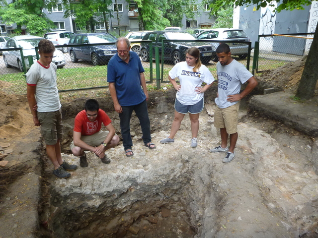 Harry Jol and four students spent several weeks in Lithuania last summer. 