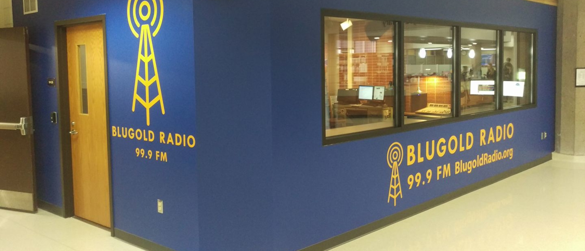 Blugold Radio studio