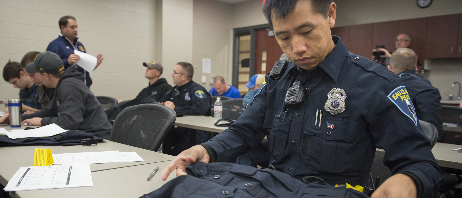 Mark Vang, an officer with the Eau Claire Police Department