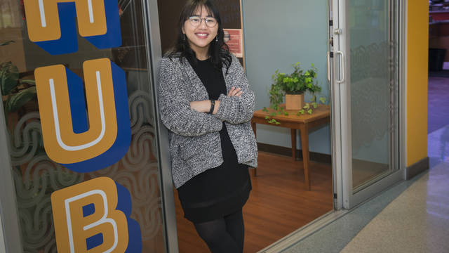 Helping to create the Hub, a space where Blugolds can find student resources, is among Amanda Thao’s accomplishments.