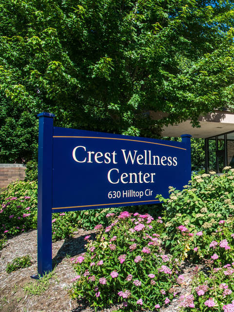 Crest Wellness Center Exterior Sign